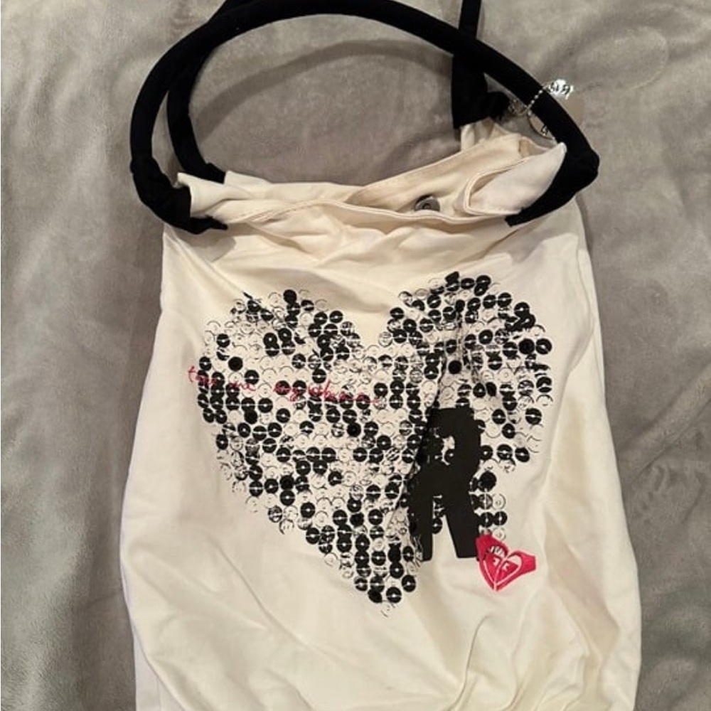 NWOT Roxy Canvas Tote Bag